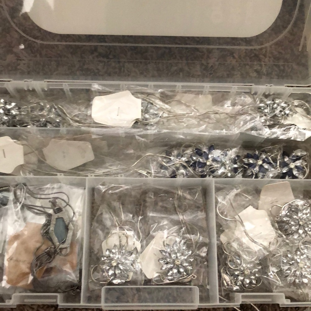 Large gemstone necklace. Resale value $400